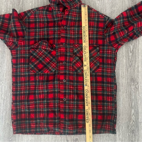 Pendleton pure virgin wool plaid tartan button down shirt kids size M - Picture 12 of 13